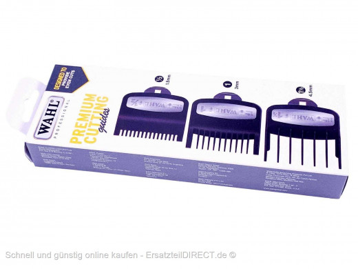 Haarschneider Kamm 3er Set - 1,5mm 3mm 4,5mm