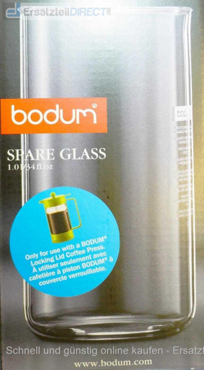 Bodum Ersatzglas 1.0L zu Kaffeebereiter (8 cups)