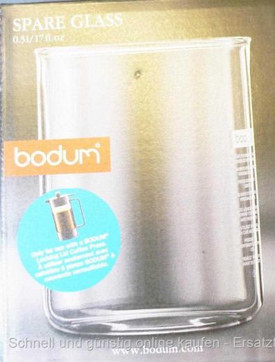 Bodum Ersatzglas 0.5L Kaffeebereiter Bistro Chamb.