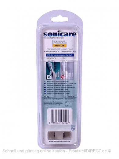 Ersatzbürste HX4001 passend für Sonicare Advance