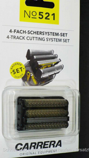 Rasierer Scherfolie+Klingen SET passend für No.521