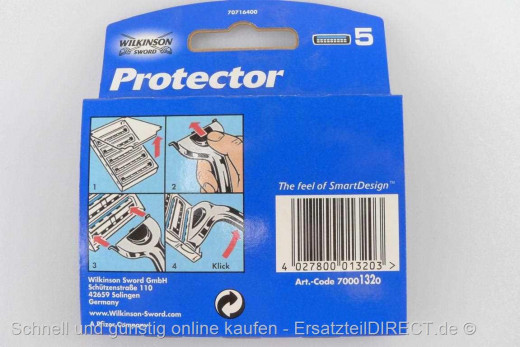 Ersatzklingen Protector Klingen 5er-Pack
