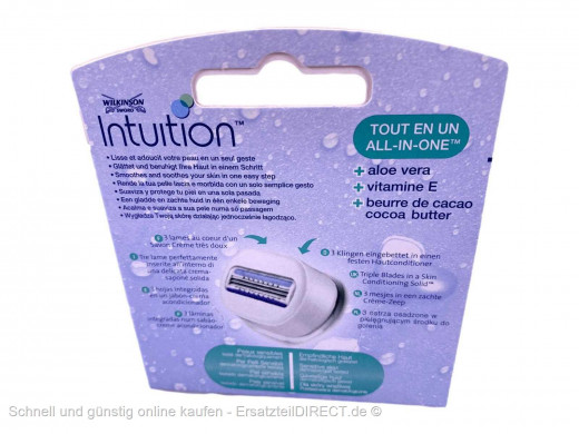 Ersatzklingen LadyIntuition sensitiv 6er