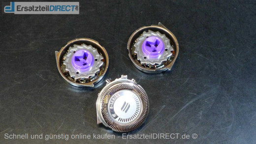 Scherkopf 3er-SET HQ8 verwendbar passend für Sensotec 8-Series