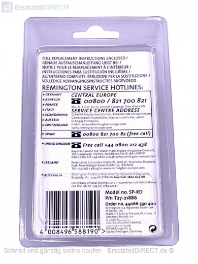 Scherköpfe SP-RD passend für R5/R7 Diamond Serie