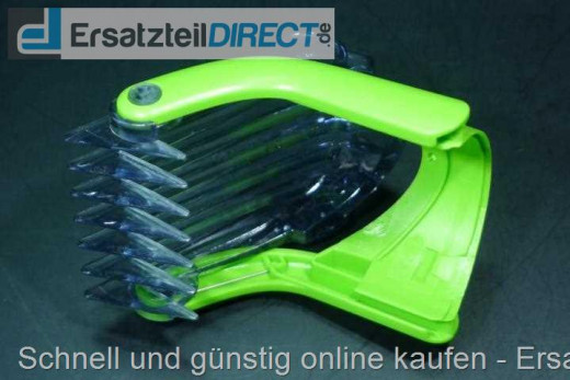 Kammaufsatz GRÜN passend für QC5040 (kurz 3-21mm)