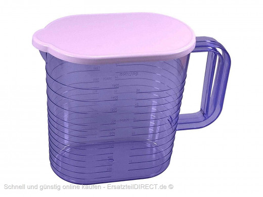 ovaler Becher verwendbar passend für Stabmixer HR1613 - HR1617