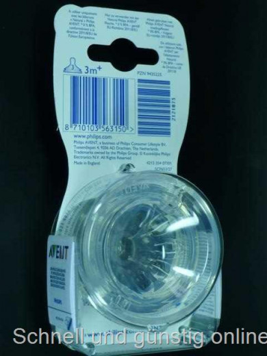 Avent Trinksauger Natural Sauger 3M+