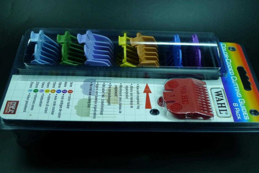 Haarschneider Ersatzkammset Kamm-Set Bunt