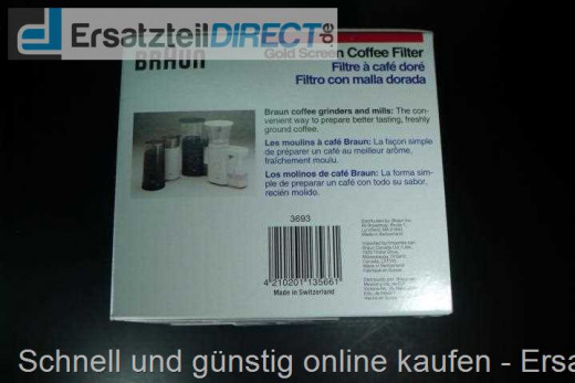 Goldfilter UGSF4 AromaPassion Del. 3104 3105