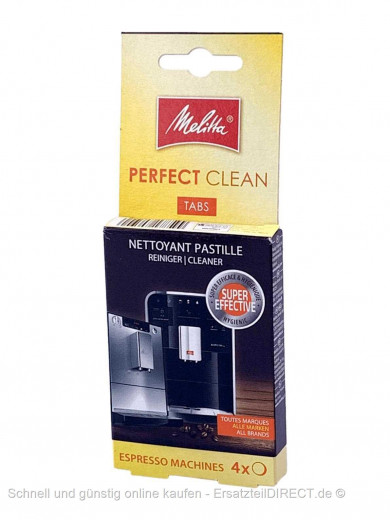 Melitta Kaffeemaschinen Reinigungstabletten 4x1.8g