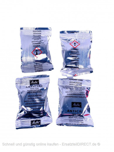 KaffeeAutomaten Anti-Kalk Tabs 4x 12gr
