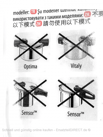 Schnellkochtopf Dichtung verwendbar passend für 8081 8082 Sensor