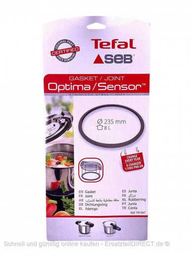 Tefal Schnellkochtopf Dichtung zu Sensor * 8L 3216