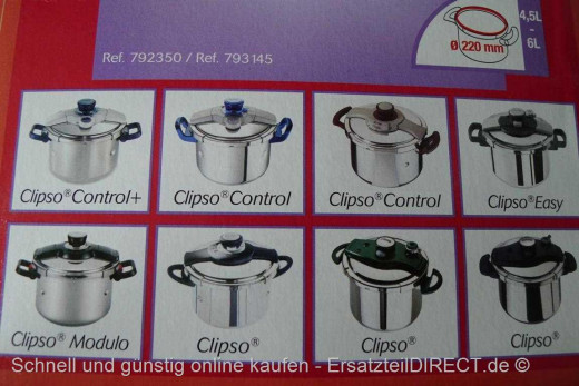 Schnellkochtopf Dichtung Ø 22 cm 4,5l - 6,0l