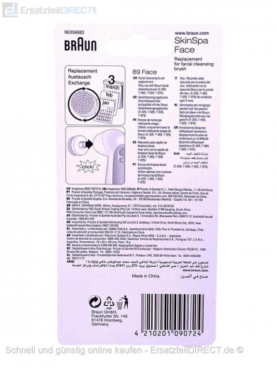 FACE Silk-épil SE89 FACE Bürstenköpfe 2erSet