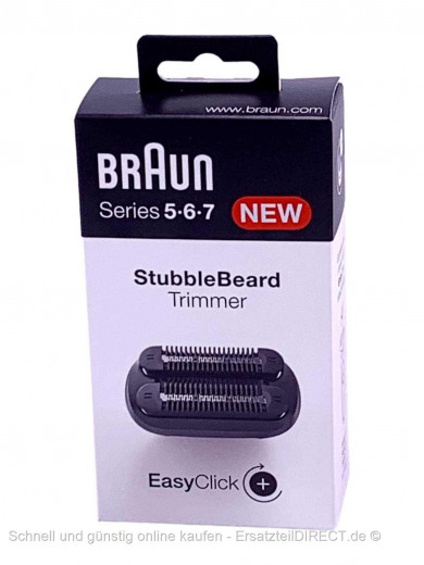 Braun Rasierer EasyClick-Aufsatz Stubbler S5 S6 S7