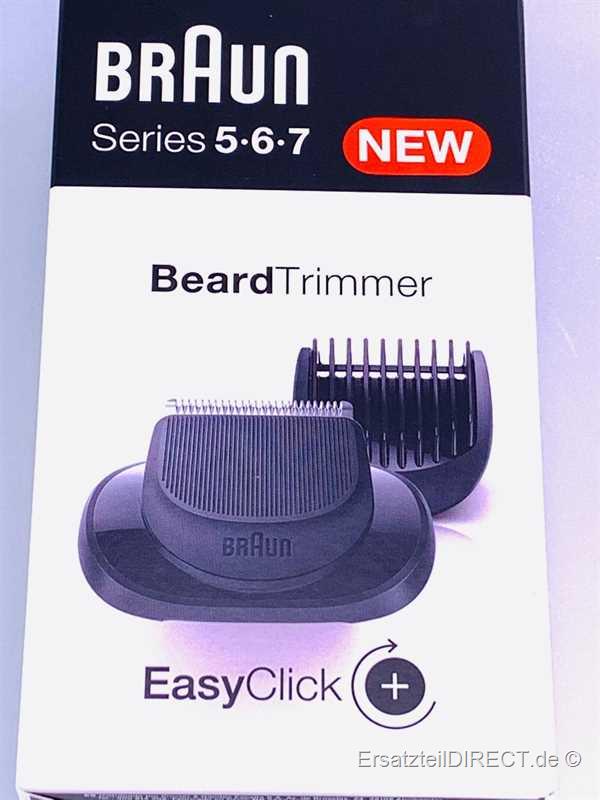 Rasierer EasyKlick-Aufsatz Barttrimmer S5-S7
