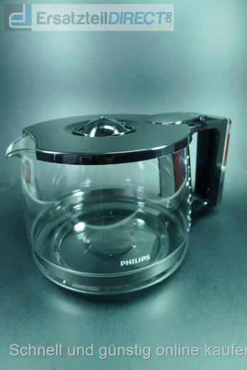 Kaffeekanne Glaskrug Ersatzkanne verwendbar passend für HD7751