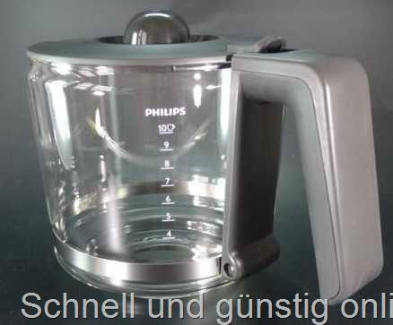 Glaskanne / Kaffeekanne passend für HD7688 HD7689