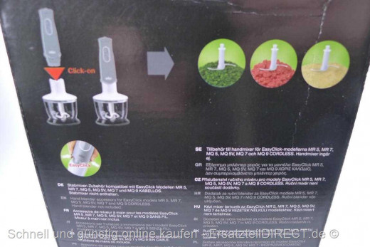 Behälter+Ersatzmesser Zerkleiner 500ml. MQ30