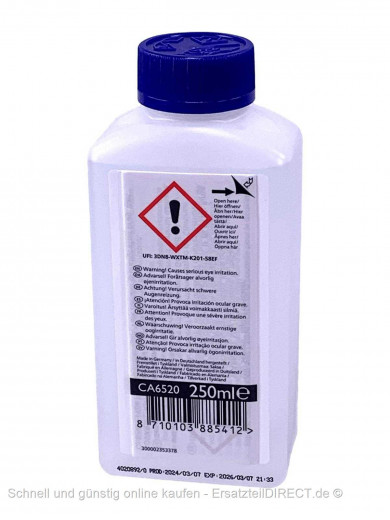 Senseo Flüssigentkalker 250ml. Flasche