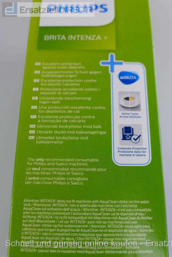 Kaffeemaschinen Intenza+Wasserfilter CA6702
