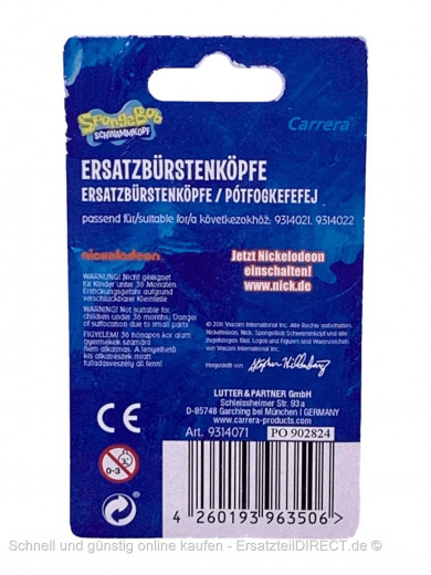 Kinder Zahnbürstenset 9314071 (2er)