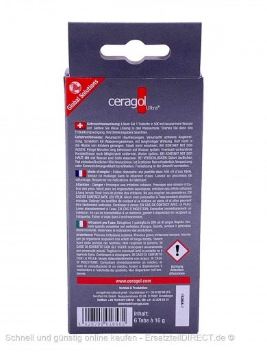 KaffeeAutomaten Premium Entkalker Tabs 6er