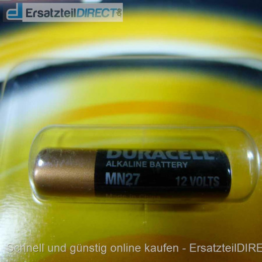 Duracell Batterie MN27 LR27A A27 / BG1 (12Volt)