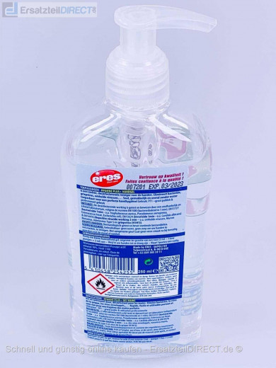 Eres Hygiene Plus+ Hand Desinfektionsgel 250ml.