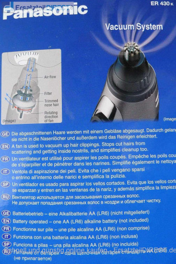 Nasen.-& Ohrhaarschneider ER430 (ER 430)
