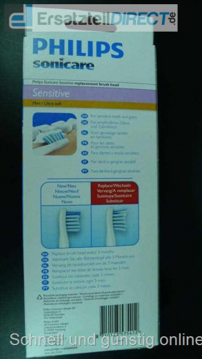 Sonicare SensitiveClean Bürsten HX6084/07