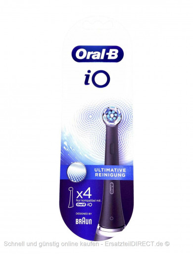 Oral-B Zahnbürsten iO 4x Ultimative Reinigung sw.