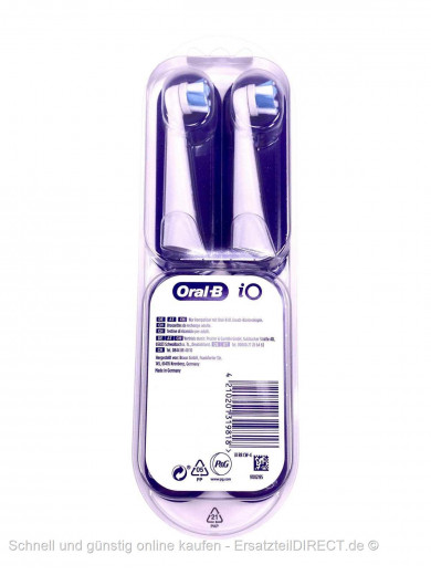 Zahnbürsten iO 4x Ultimative Reinigung weiß