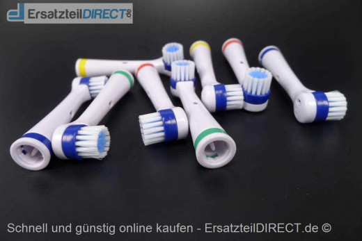 DentaLux Aufsteckbürsten Zahnbürstenrundköpfe 8er