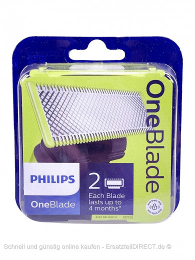 Barttrimmer 2x OneBlade QP2520 6510 QP6520