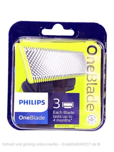 Barttrimmer 3x OneBlade QP2510 6510 QP6530