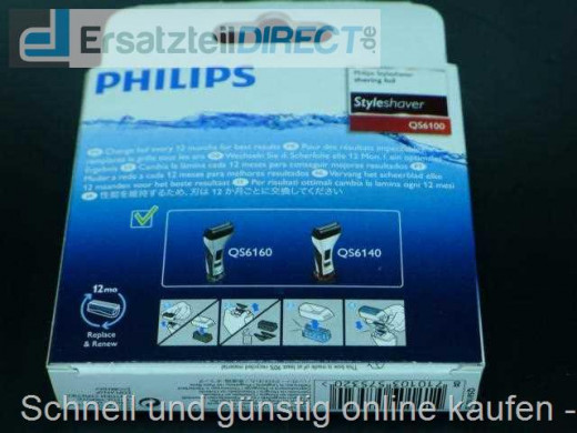 StyleShaver Scherfolie+Klingenblock QS6100