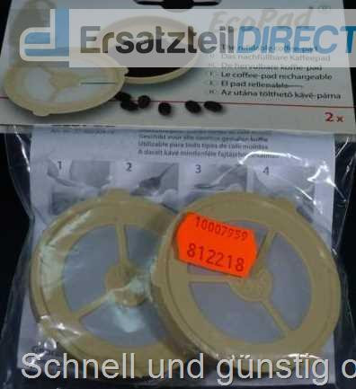 Scanpart EcoPad - nachfüllbare Kaffeepads 2er Pack
