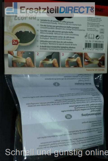 Scanpart EcoPad - nachfüllbare Kaffeepads 2er Pack