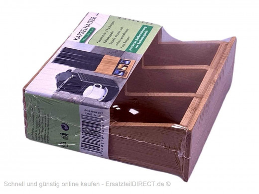 Bambus Kapselhalter passend für 3 Packungen Kaffeekapseln