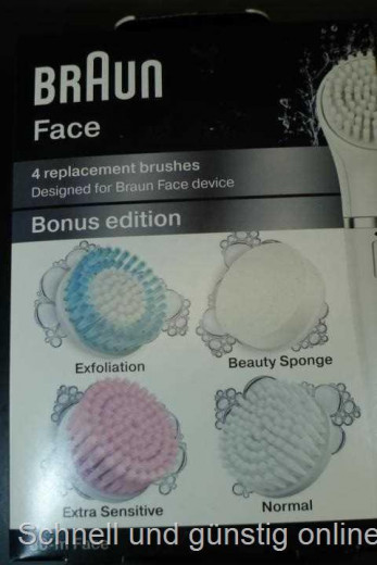 FACE Silk-épil SE80-m Bürstenköpfe 4erSet