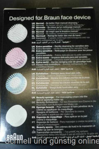 FACE Silk-épil SE80-m Bürstenköpfe 4erSet