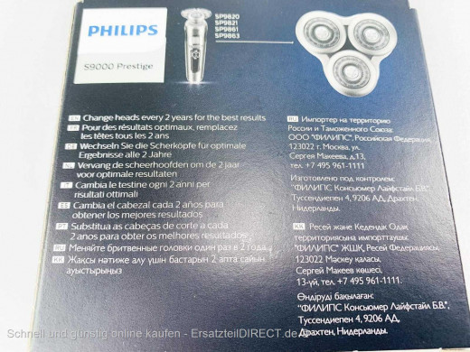 Scherköpfe SH98/80 Philishave Prestige