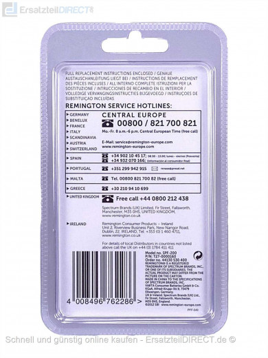 Rasierer Kombipack SPF-200 - passend für F4800