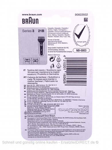 Rasierer Kombipack SPF-PF PF7400 PF7500