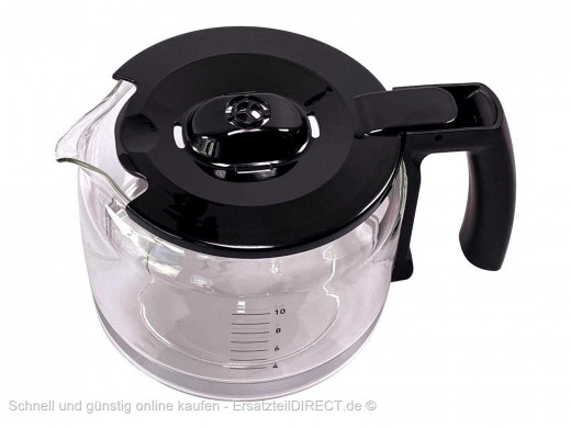 KaffeeAutomaten Glaskanne+Deckel verwendbar passend für KM832810