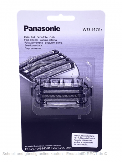 Panasonic Rasierer Scherfolie Pack WES9173y