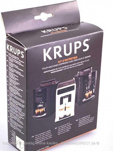 Krups Reinigungsset inkl. Entkalkungsmittel Filter